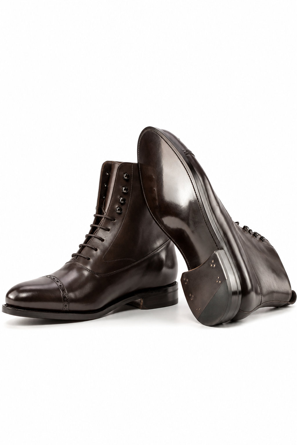 Brown Balmoral Boot Brown Sole