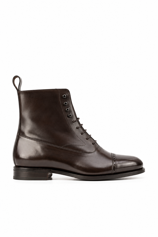 Brown Balmoral Boot Brown Sole