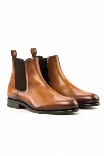 Cognac Chelsea Boot