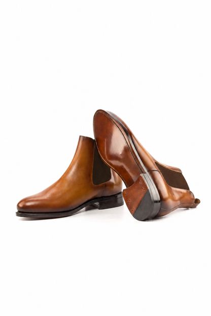 Cognac Chelsea Boot