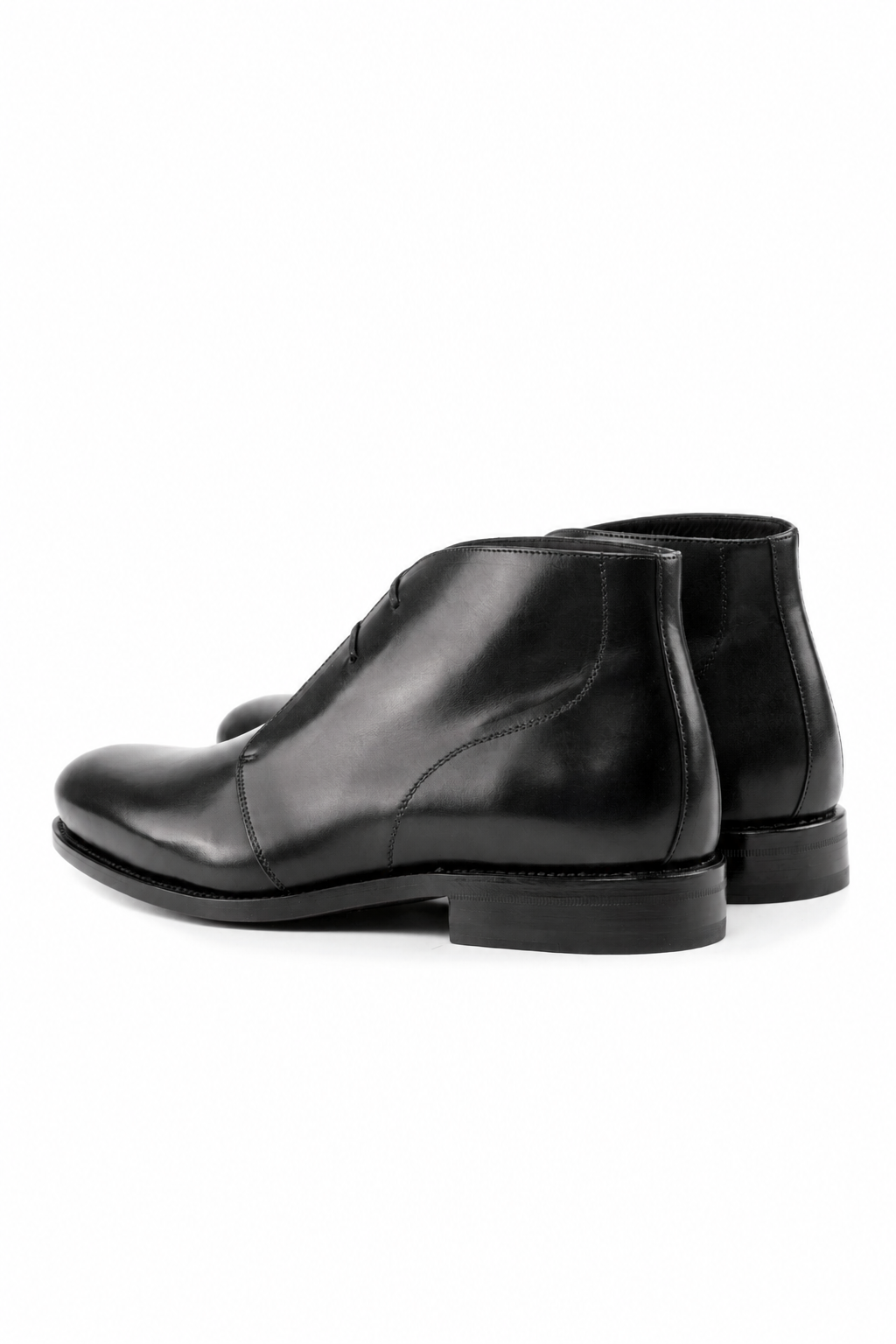 Black Chukka Dark Red Sole