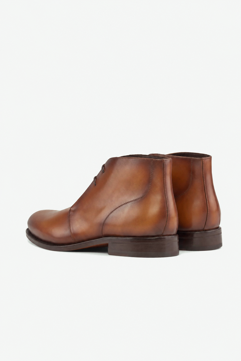 Cognac Chukka Leather Sole