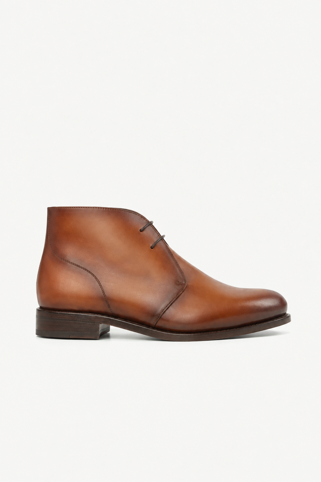Cognac Chukka Leather Sole