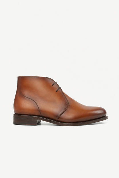 Cognac Chukka Leather Sole