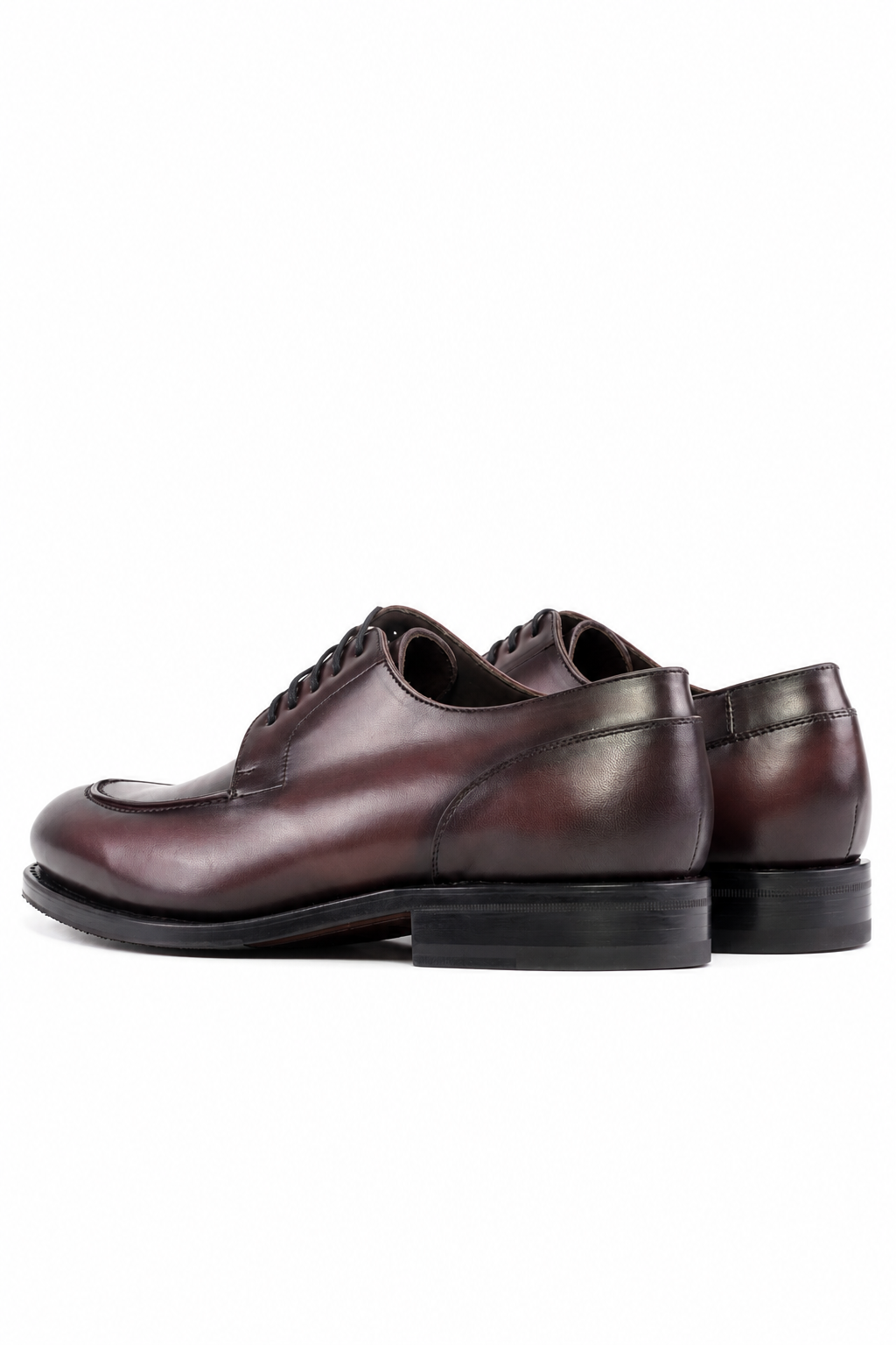 Dark Red Derby Split Toe