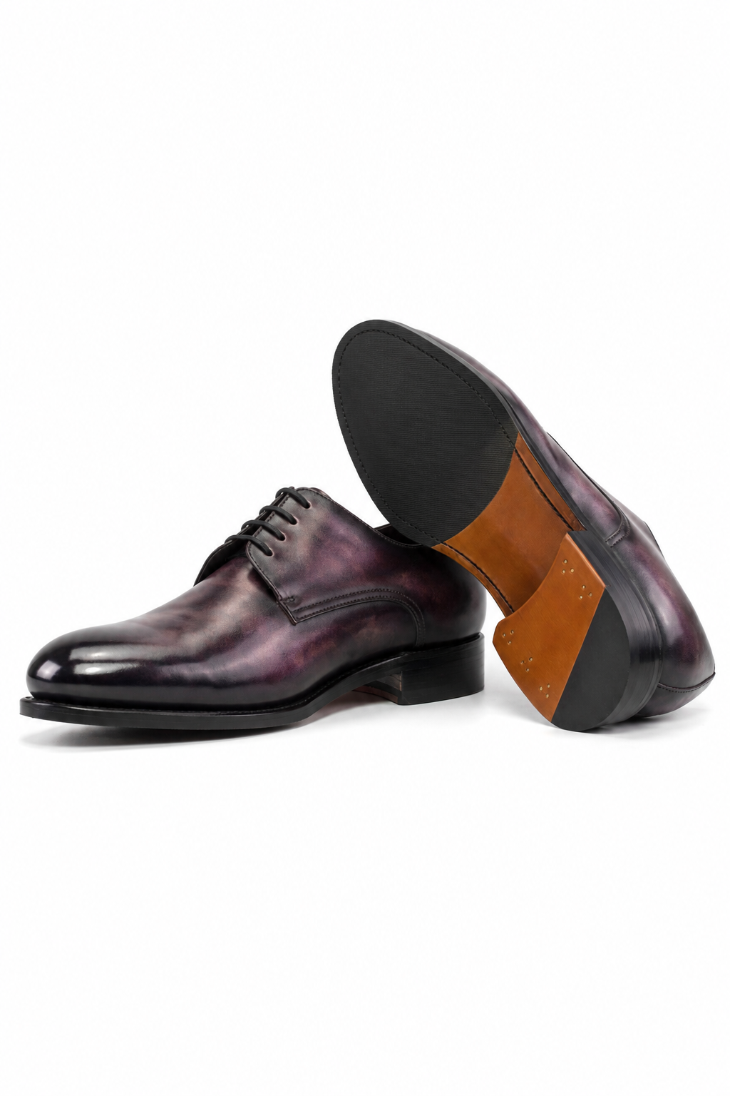 Aubergine Patina Derby