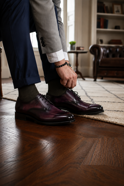 Aubergine Patina Derby