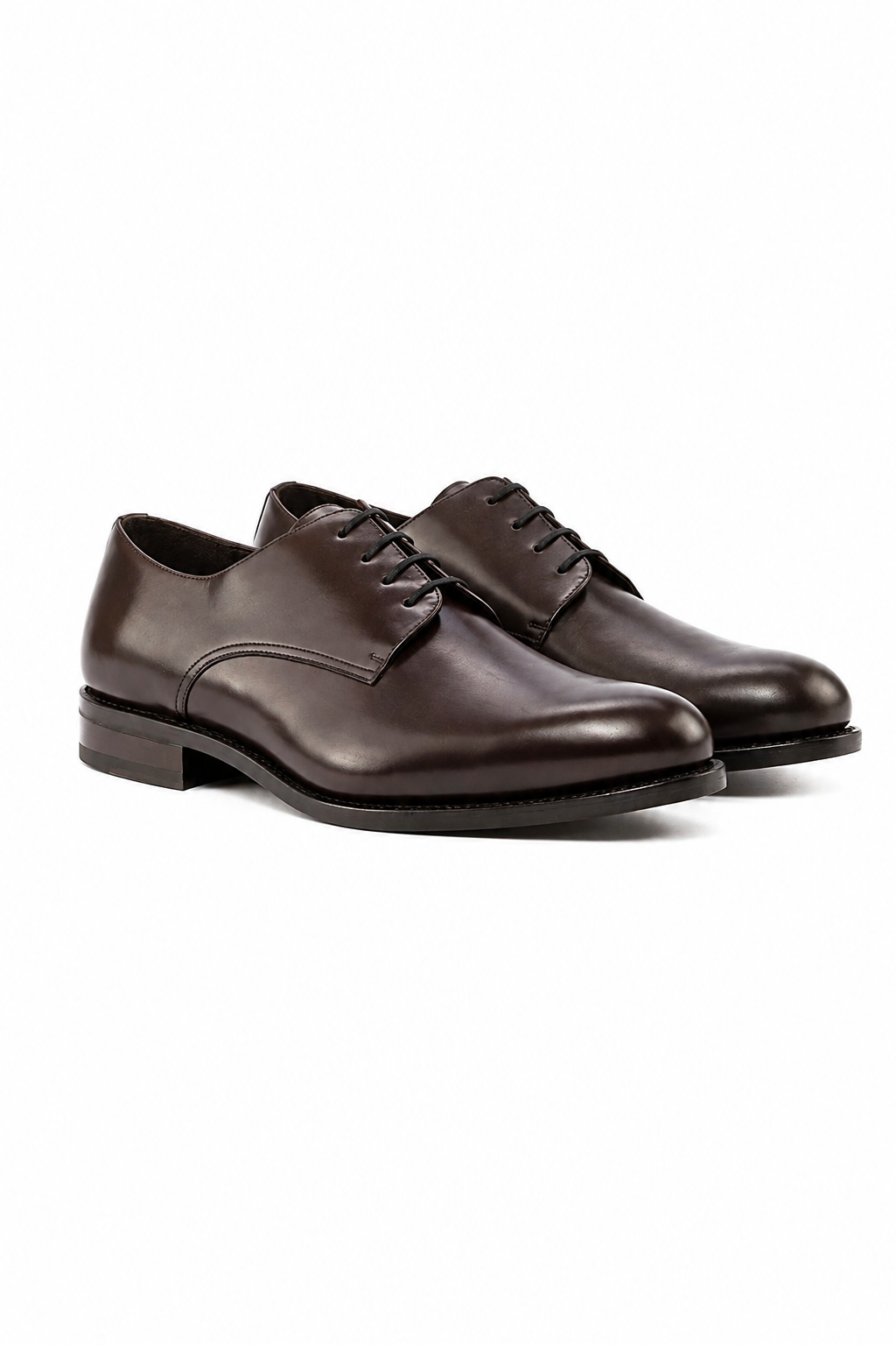 Brown Plain Derby Green Sole