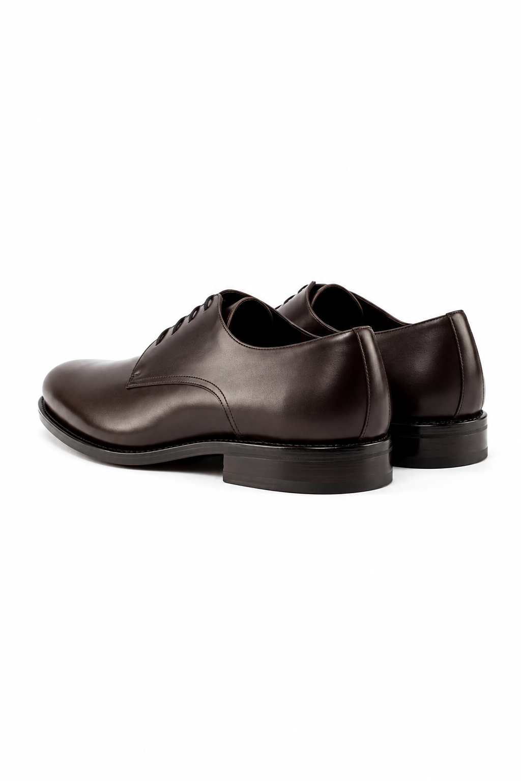 Brown Plain Derby Green Sole
