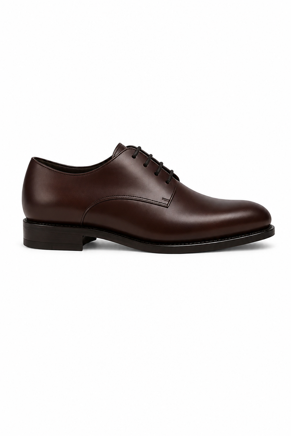 Brown Plain Derby Green Sole