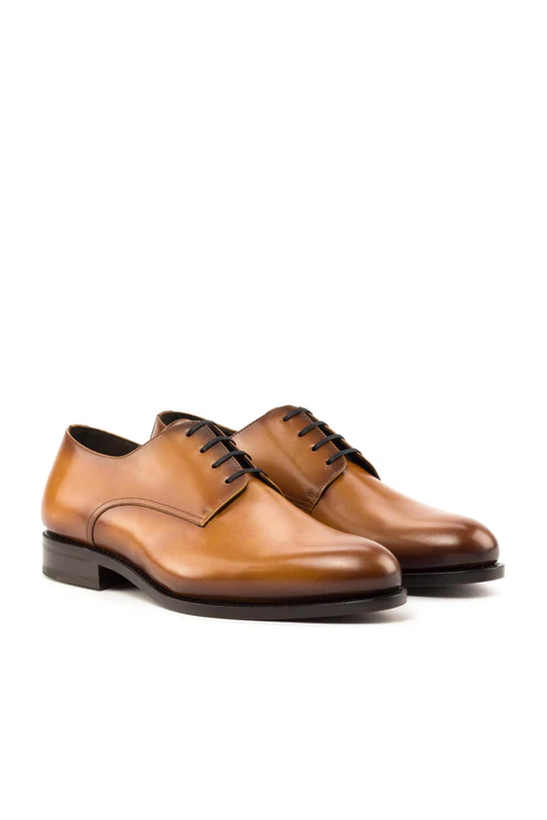 Tan Plain Derby