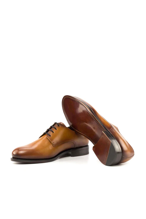 Tan Plain Derby