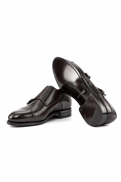 Dark Brown Double Monk