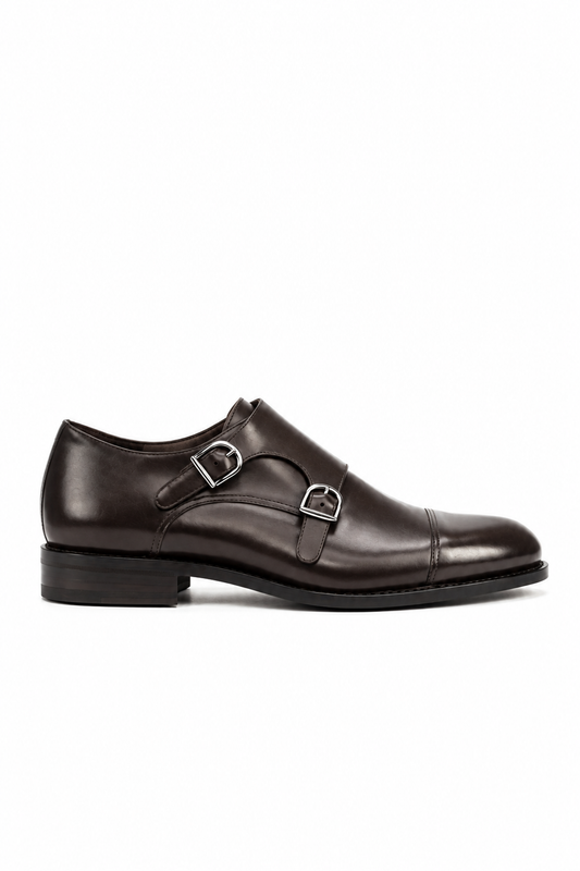 Dark Brown Double Monk