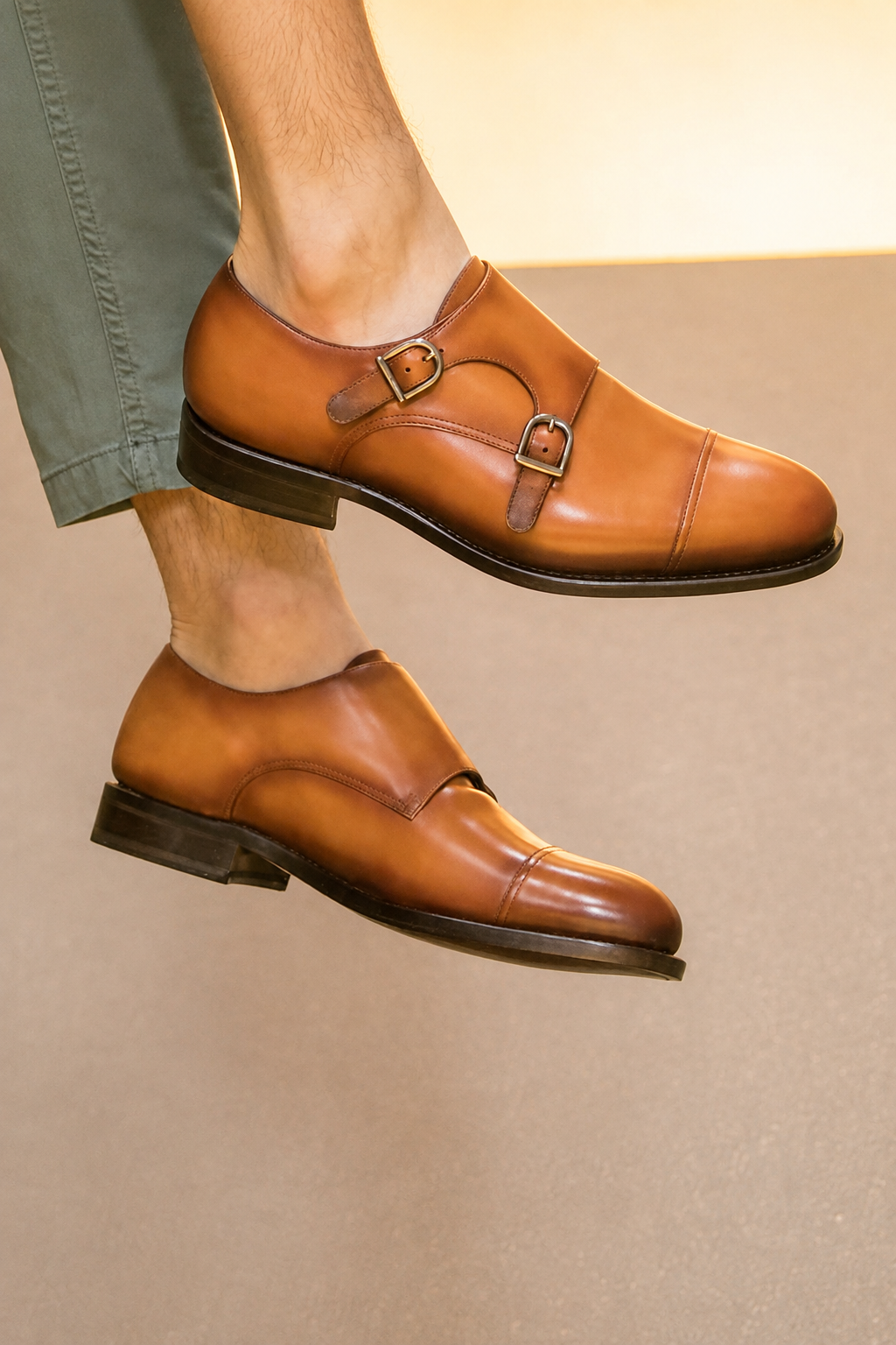 Tan Double Monk