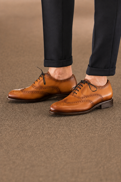 Tan Full Brogue