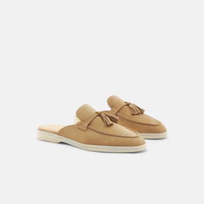 Lady Beige Yacht Slipper