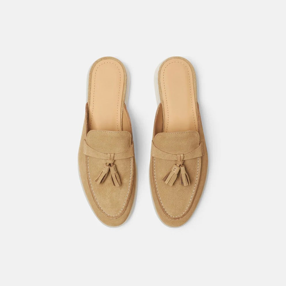 Lady Beige Yacht Slipper