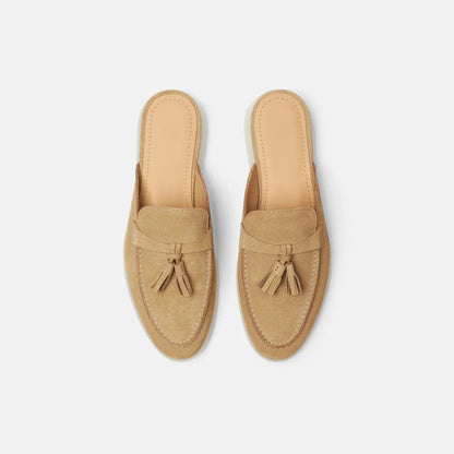 Lady Beige Yacht Slipper