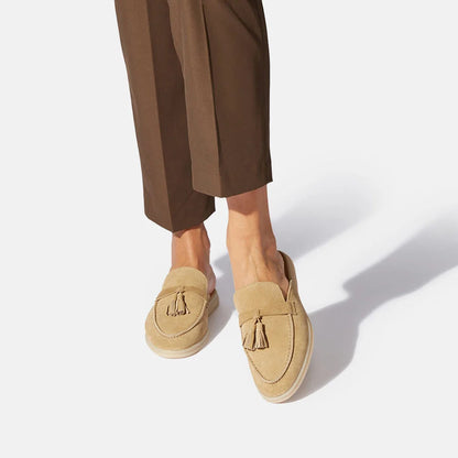 Lady Beige Yacht Slipper