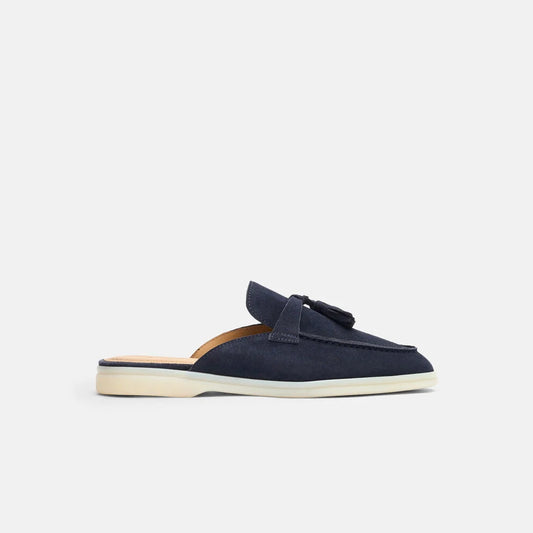 Lady Navy Yacht Slipper