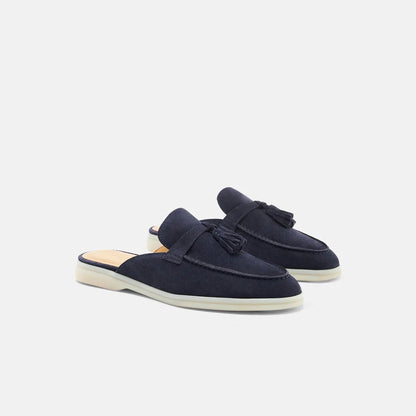 Lady Navy Yacht Slipper