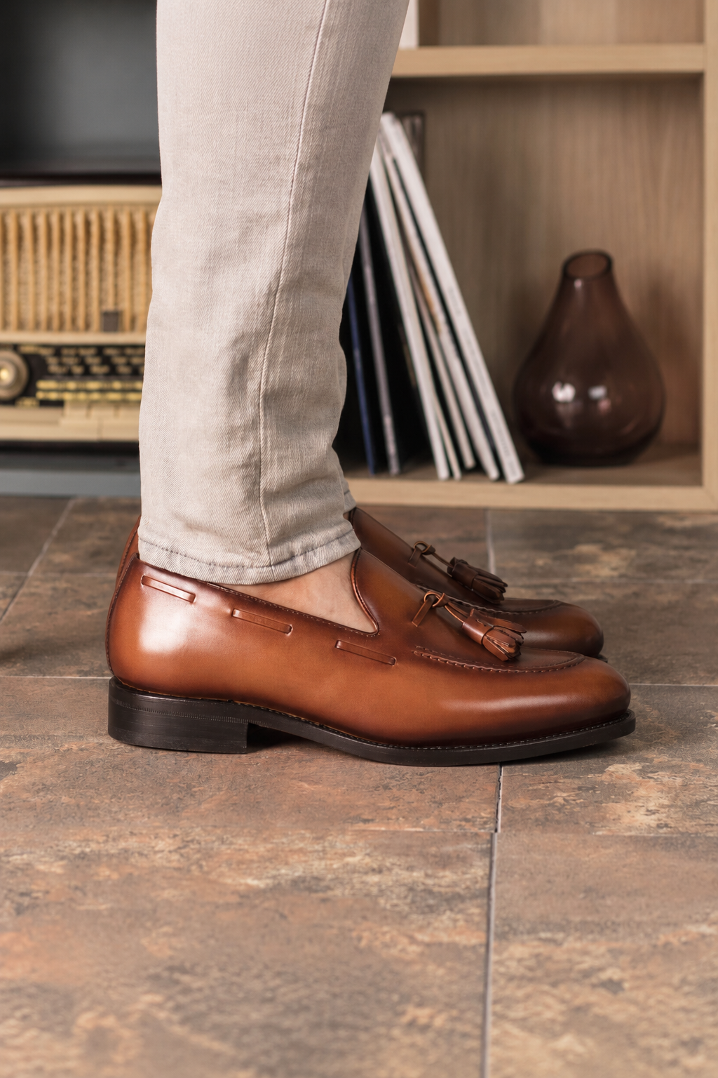 Cognac Loafer