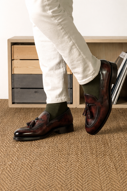 Bordeaux Patina Loafer
