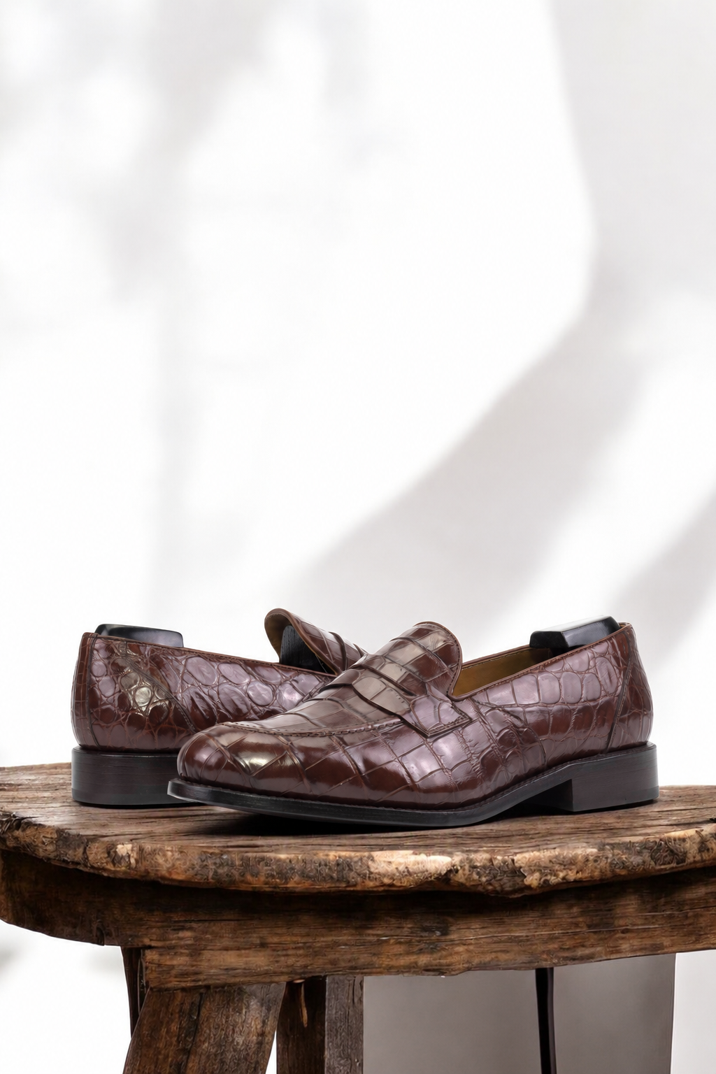 Mahogany Calf Leather Loafer 'The Reserve' 1/50