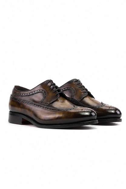 Tobacco Patina Longwing Blucher