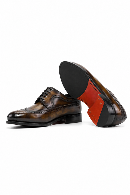 Tobacco Patina Longwing Blucher