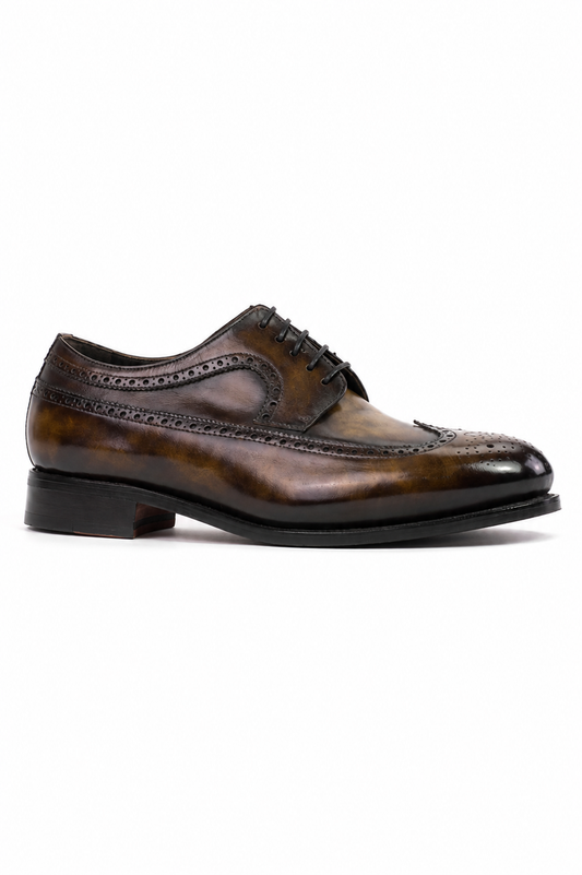 Tobacco Patina Longwing Blucher