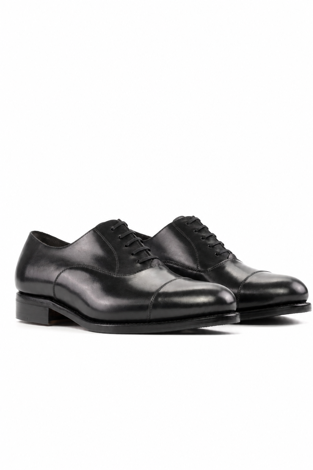 Black Oxford Cognac Mixed Sole