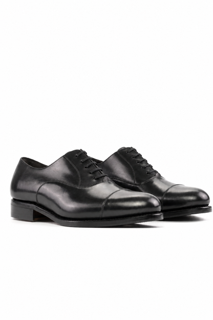 Black Oxford Cognac Mixed Sole