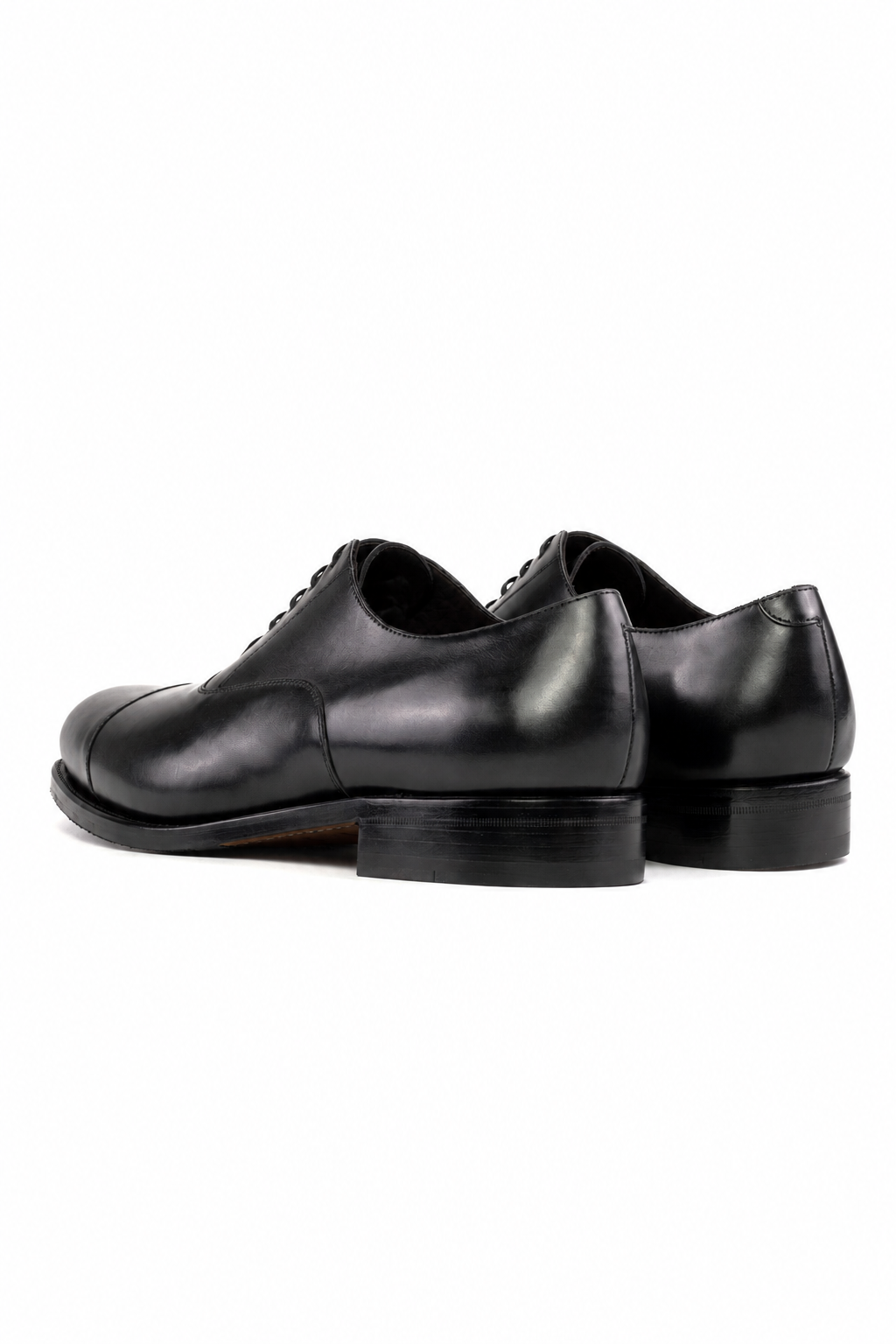 Black Oxford Cognac Mixed Sole