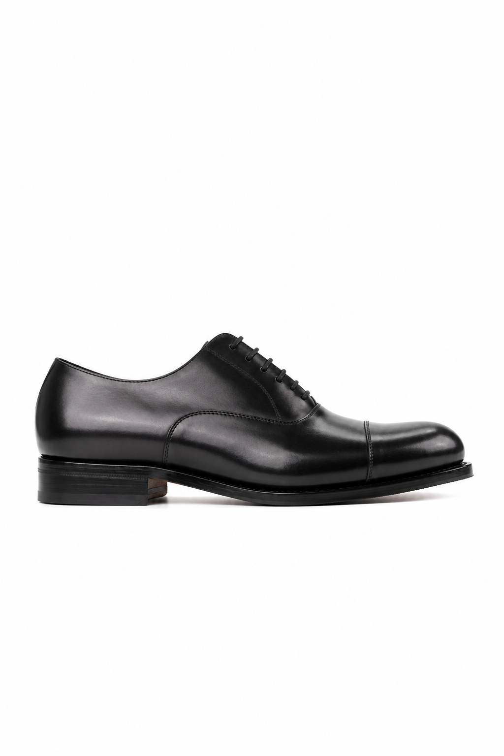 Black Oxford Cognac Mixed Sole
