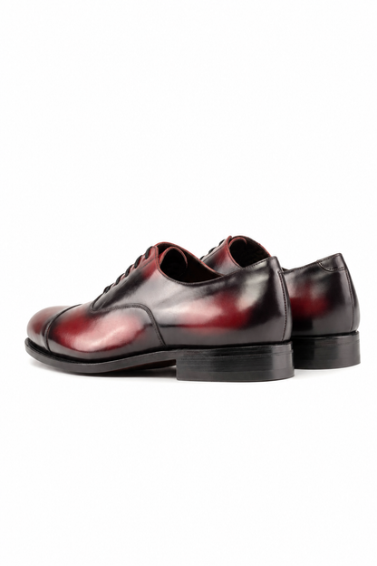 Burgundy Patina Oxford Cap Toe