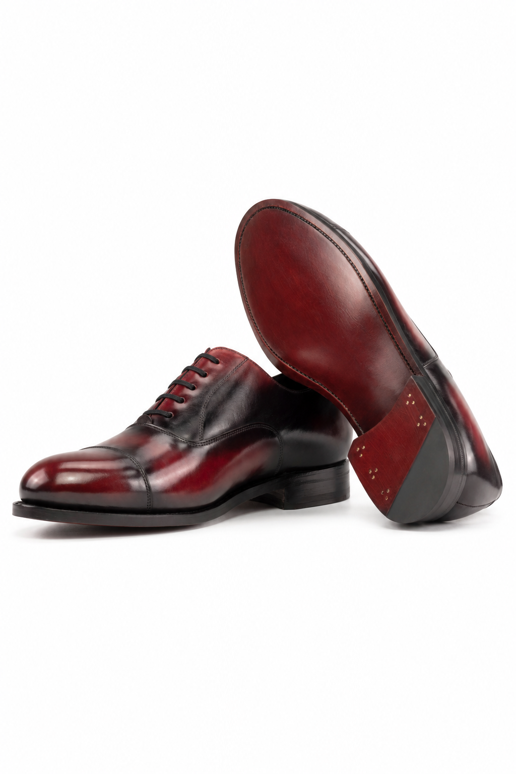 Burgundy Patina Oxford Cap Toe