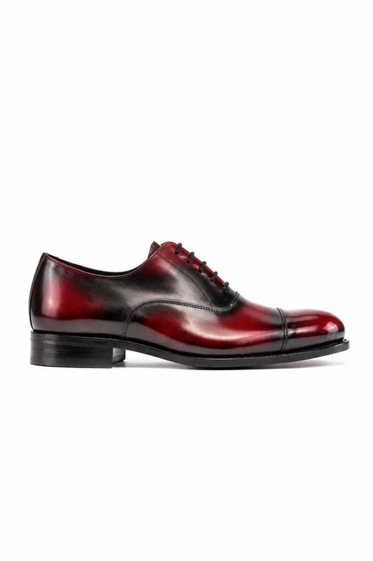 Burgundy Patina Oxford Cap Toe