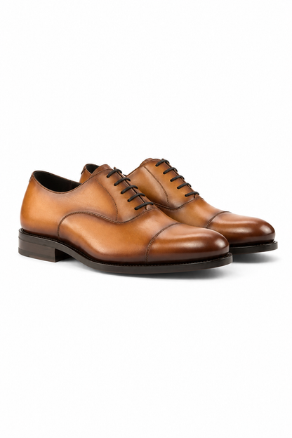 Tan Oxford Cap Toe