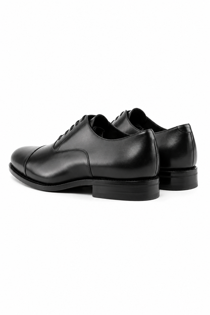 Black Oxford Cap Toe